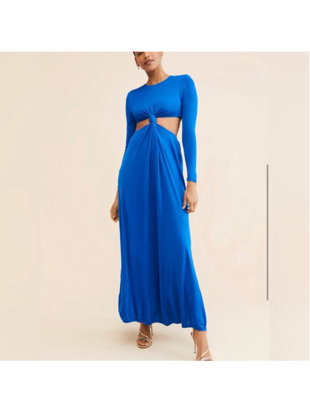 FARM Rio Knotted Cut Out Maxi Dress